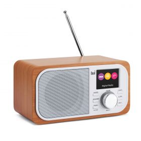 Radio réveil DAB+ Bluetoothécran couleur finition bois