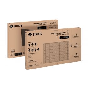 SIRIUS - Kit Solaire Plug and Play - 410 Wc puissance nominale - 37.2 V tension circuit ouvert