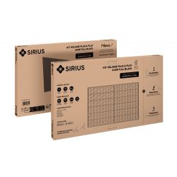 SIRIUS - Kit Solaire Plug and Play - 410 Wc puissance nominale - 37.2 V tension circuit ouvert