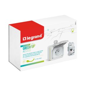 LEGRAND- Kit prêt à poser Green Up access 3,7kW + disjoncteur différentiel