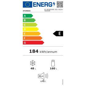 Réfrigérateur RETRO 208LCongélateur 48L Froid statique