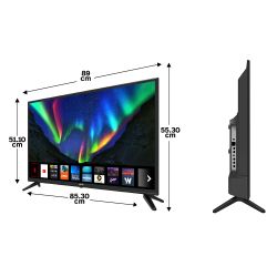 TV Smart 32'' HD LED 80 cm Netflix YouTube PrimeVideo